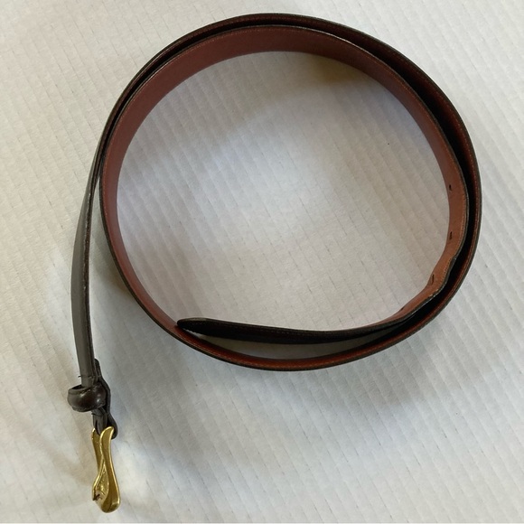 Coach Cowhide / Leather Solid Brass Belt Size 42 - Picture 3 of 13